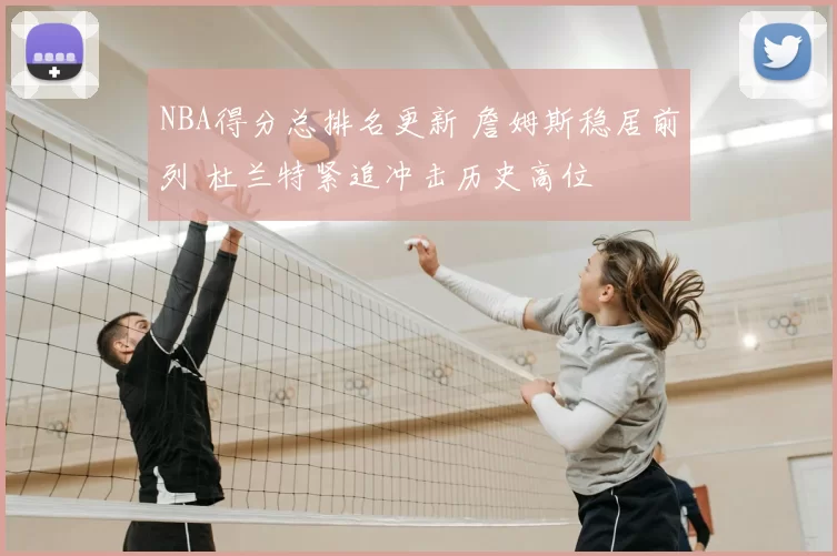 NBA得分总排名更新 詹姆斯稳居前列 杜兰特紧追冲击历史高位