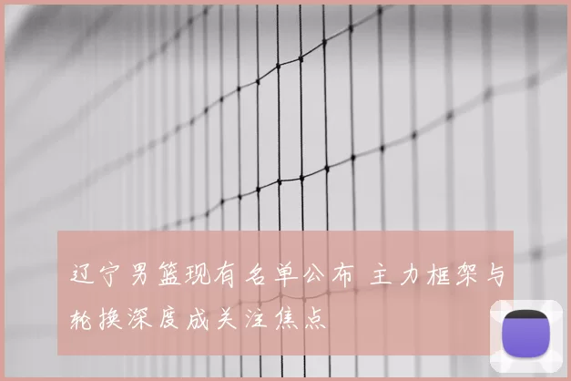 辽宁男篮现有名单公布 主力框架与轮换深度成关注焦点